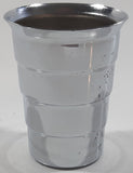Vintage GH Glo-Hill 2 OZ Metal Stainless Steel Shot Glass Shooter Made in Canada
