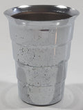 Vintage GH Glo-Hill 2 OZ Metal Stainless Steel Shot Glass Shooter Made in Canada