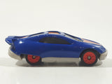 1999 Hot Wheels Future NASCAR Blue Die Cast Toy Car Vehicle McDonald's Happy Meal