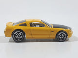 2006 Hot Wheels Ford Mustang GT Concept Yellow Die Cast Toy Car Vehicle