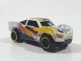 2012 Hot Wheels TCR Total Control Racing Baja Truck White Plastic Body Die Cast Toy Car Vehicle Micro RC Remote Control NO CONTROLLER NOT TESTED