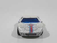 2008 Hot Wheels Web Trading Cards Ford GT - 40 Pearl White Die Cast Toy Race Car Vehicle