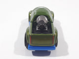 2016 Hot Wheels Super Mario Character Cars Luigi Metalflake Olive Green Die Cast Toy Race Car Vehicle
