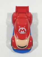 2016 Hot Wheels Super Mario Character Cars Mario Metalflake Olive Green Die Cast Toy Race Car Vehicle
