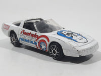 2003 Maisto Marvel Comics Captain America Corvette ZR-1 White Die Cast Toy Car Vehicle