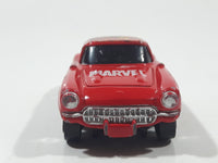 2003 Maisto Marvel Comics '57 Chevrolet Corvette Captain America Marvel Red Die Cast Toy Car Vehicle