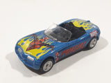 2003 Maisto Marvel Comics Spider-Girl Dodge Concept Blue Die Cast Toy Car Vehicle