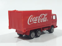 Majorette Coca-Cola Coke Soda Pop Delivery Container Semi Truck 1/100 Scale Die Cast Toy Car Vehicle with Opening Rear Door