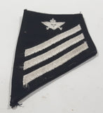 Vintage US Navy E-3 Draftsman 2 1/2" x 5 1/2" Shoulder Fabric Patch Badge
