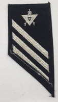 Vintage US Navy E-3 Draftsman 2 1/2" x 5 1/2" Shoulder Fabric Patch Badge