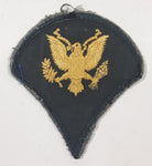 Vintage US Army Specialist Gold Eagle 2 3/4" x 3" Shoulder Fabric Patch Badge