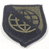 Vintage US Army 9th Signal Network Enterprise Technology Command 1 7/8" x 2 1/2" Shoulder Fabric Patch Badge