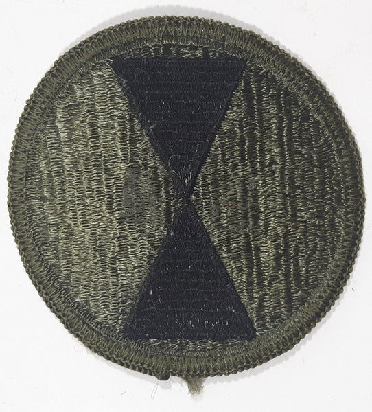 Vintage US Army 7th Infantry Division 2 1/2" Shoulder Fabric Patch Badge