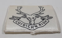 Rare Vintage The Seaforth Highlanders of Canada Cuidich'N Righ "Help the King" 2 5/8" x 3" Fabric Patch Badge Insignia
