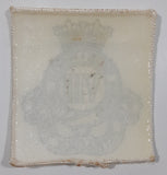Rare Vintage Canadian Hussars Princess Louise's Regiment VIII "Regi Patriaeque Fidelis" 2 7/8" x 3 1/8" Fabric Patch Badge Insignia
