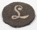 WWII British Army L Meritorious Unit Citation 1 1/2" Fabric Patch Military Badge Insignia
