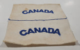 Rare Vintage Canadian Industries Canada Blue Thread on White 3 3/4" x 4" Fabric Patch Badge Insignia