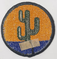 Vintage US Army 113rd Infantry Division Cactus 2 3/4" Fabric Patch Badge Insignia