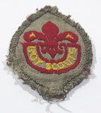 Vintage Boy Scouts of Canada Tenderfoot 1 1/4" x 2" Fabric Patch Badge Insignia