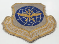 Vintage USAF US Air Force Military Airlift Command 3" x 3" Fabric Patch Badge Insignia