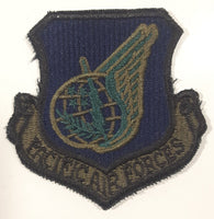 Vintage USAF US Air Force Pacific Air Forces 3" x 3" Fabric Patch Badge Insignia