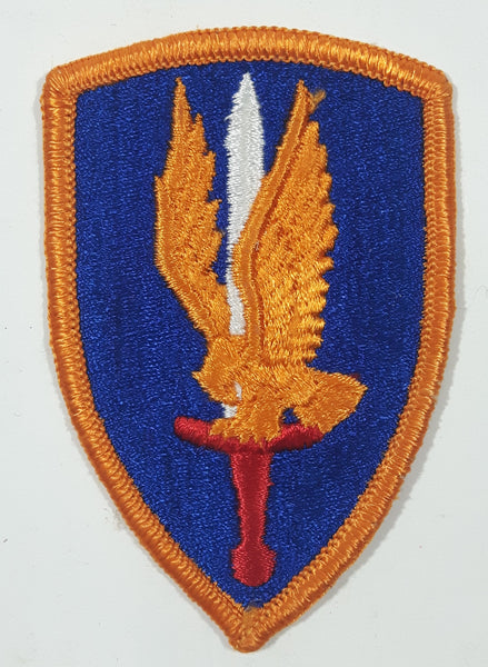 Vintage USAF US Air Force 1st Aviation Brigade 2 1/4" x 3 1/2" Fabric Patch Badge Insignia