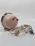 Vintage Westclox Baby Ben Light Pink 3 1/2" Tall Plug In Alarm Clock Made in Canada