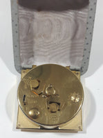 Vintage Rensie Ten Jewels Grey Cased Travel Alarm Clock Made in Germany Crack in Glass