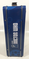 2012 BBC Doctor Who Police Public Call Box Tardis Shaped Embossed Tin Metal Lunch Box