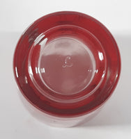 Vintage Libbey "Here's How!" Red 3 1/8" Tall Shot Glass Shooter