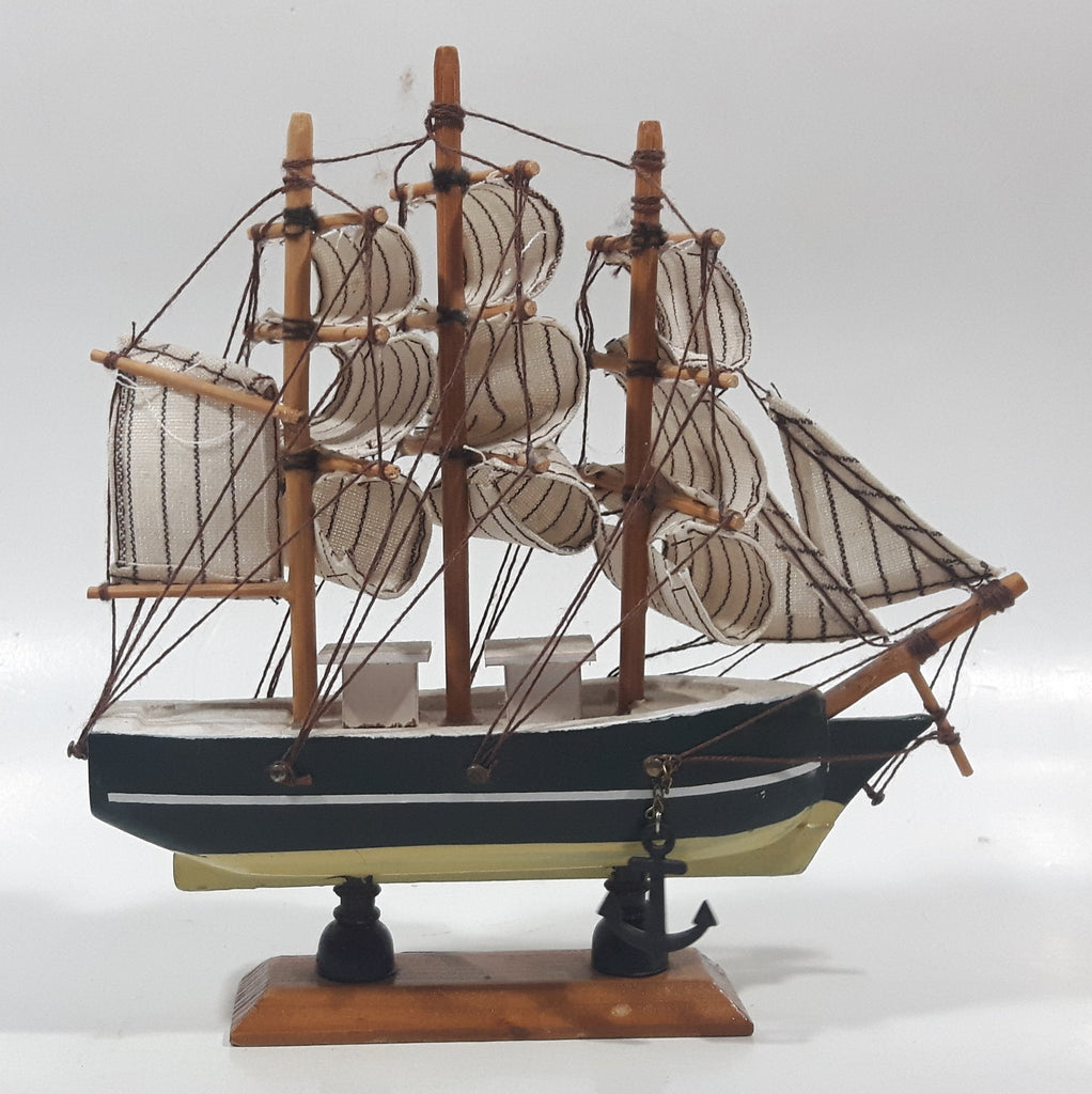 Vintage Confection 6 Long Wood Model Ship Boat Treasure Valley Antiques And Collectibles