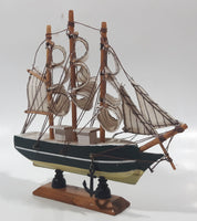 Vintage Confection 6" Long Wood Model Ship Boat