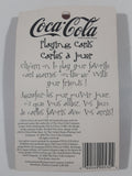 1999 Coca Cola Coke Small 1 3/4" x 2 1/2" Bicycle Playing Cards and Key Chain Clip New in Package