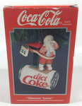 1993 Enesco Coca-Cola Diet Coke "Slimmin' Santa" On Year Limited Edition Christmas Tree Ornament 592722 New in Box