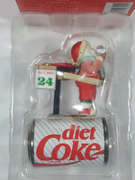 1993 Enesco Coca-Cola Diet Coke "Slimmin' Santa" On Year Limited Edition Christmas Tree Ornament 592722 New in Box