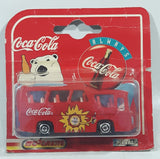 1997 Majorette Always Coca Cola No. 262 Minibus Red 1/87 Scale Die Cast Toy Car Vehicle New in Package