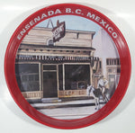 Rare Vintage Hussongs Bar Cantina Baja Ensenada B.C. Mexico 13 1/4" Metal Beverage Serving Tray