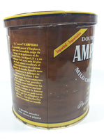 Vintage Douwe Egberts Amphora Pipe Tobacco Extra Mild Cavendish Brown and Yellow Tin Can - Empty