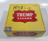 Vintage Trump Cigars Yellow Red White Cardboard Box