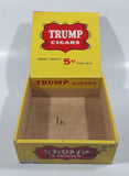 Vintage Trump Cigars Yellow Red White Cardboard Box