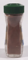 Vintage Blue Ribbon Pastry Spice Net 1 1/4 Oz. 4 1/4" Tall Glass Spice Jar