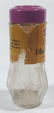 Vintage Empress Coarse Black Pepper  1 3/4 Oz. Net Weight 4 1/2" Tall Glass Spice Jar