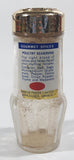 Rare Vintage Boban Gourmet Spices Poultry Seasoning 2 Oz. Net Weight 4 1/2" Tall Glass Spice Jar