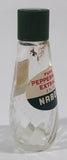 Vintage Nabob Pure Peppermint Extract 2 Fl Oz. 4 1/4" Tall Glass Spice Jar