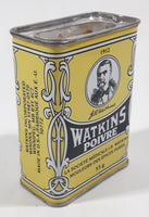 Vintage Watkin's Pepper 53g Yellow 3 1/8" Tall Tin Metal Container