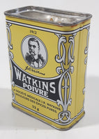 Vintage Watkin's Pepper 53g Yellow 3 1/8" Tall Tin Metal Container