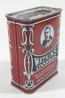 Vintage Watkin's Cinnamon 65g Red 3 1/8" Tall Tin Metal Container