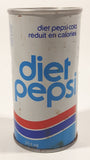 Vintage 1970s Diet Pepsi Calorie Reduced 4 5/8" Tall Metal Soda Pop Can