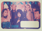 1985 Otto Heart Guest After Show Sticker Satin Back Stage Pass