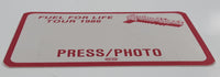 1986 Otto Judas Priest Fuel For Life Tour Press / Photo Sticker Satin Back Stage Pass